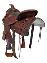 SOLD 2025/11/24 15 Inch Used Circle Y Trail Saddle 3825