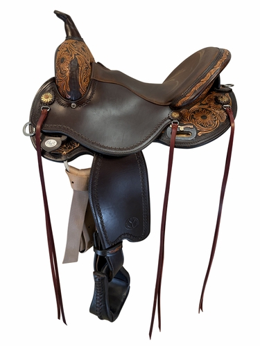 15 Inch Used Circle Y Trail Saddle Medium Flex Tree 1682