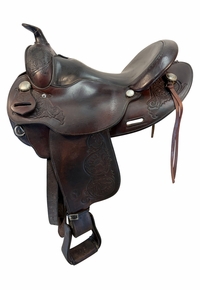 15 Inch Used Circle Y Trail Saddle Medium Tree 2128