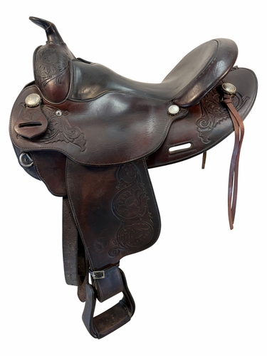 SOLD 2026/07/28 15 Inch Used Circle Y Trail Saddle Medium Tree 2128