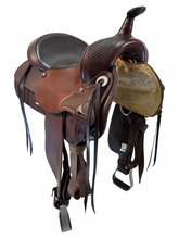 SOLD 2026/08/03 15 Inch Used Circle Y Trail Saddle Medium Tree 3634