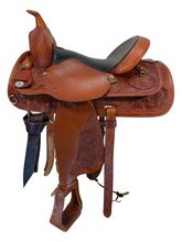 SOLD 2026/03/24j  15 Inch Used Circle Y Trail Saddle Medium Tree