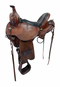 15 Inch Used Circle Y Trail Saddle Wide Flex Tree