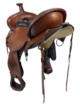 15 Inch Used Circle Y Trail Saddle Wide Flex Tree
