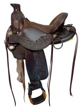 15 Inch Used Circle Y Walnut Grove Trail Saddle 1157