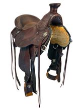 15 Inch Used Circle Y Walnut Grove Trail Saddle 1157