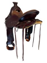 15 Inch Used Circle Y Walnut Grove Trail Saddle Medium Flex Tree 1157
