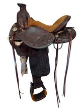 SOLD 2026/02/10j  15 Inch Used Circle Y Walnut Grove Trail Saddle Medium Flex Tree 1157