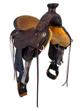 SOLD 2026/02/10j  15 Inch Used Circle Y Walnut Grove Trail Saddle Medium Flex Tree 1157