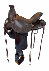 15 Inch Used Circle Y Walnut Grove Trail Saddle Medium Flex Tree 1157