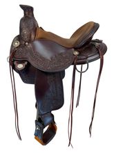 15 Inch Used Circle Y Walnut Grove Trail Saddle Medium Flex Tree 1157