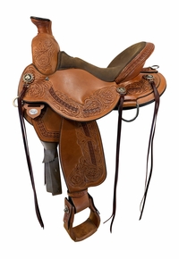 15 Inch Used Circle Y Walnut Grove Trail Saddle Wide Flex Tree 1157