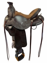 15 Inch Used Circle Y Walnut Grove Trail Saddle Wide Flex Tree 1157