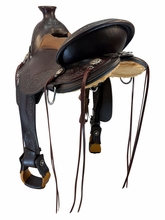15 Inch Used Circle Y Walnut Grove Trail Saddle Wide Flex Tree 1157