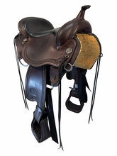 SOLD 2026/07/30  15 Inch Used Cirlce Y Sheridan Trail Saddle Wide Flex2 Tree 1572