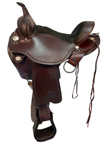 15 Inch Used Cirlce Y Sycamore Trail Saddle 2361
