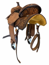 15 Inch Used Corriente Barrel Saddle Wide Tree 122881