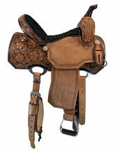 15 Inch Used Corriente Barrel Saddle Wide Tree 122881