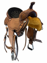 15 Inch Used Corriente Barrel Saddle Wide Tree 122881
