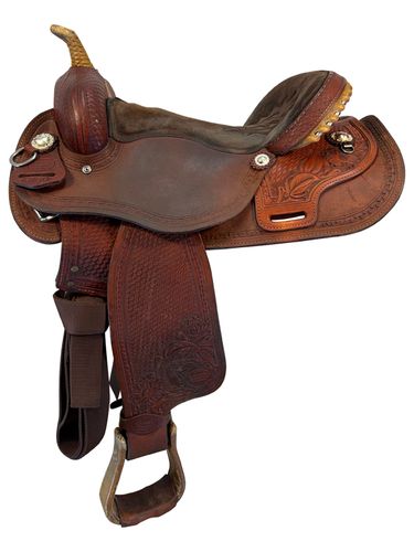15 Inch Used Courts Barrel Saddle Medium Tree 63601