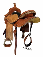 15 Inch Used Courts Barrel Saddle Wide Tree 3667
