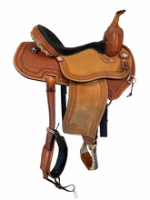 15 Inch Used Courts Barrel Saddle Wide Tree 3667