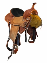 15 Inch Used Courts Barrel Saddle Wide Tree 3667