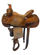 SOLD 2026/03/29j  15 Inch Used Cowboy Classic Saddlery Roping Saddle Wide Tree