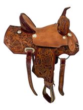 15 Inch Used Cowboy Supply Barrel Saddle Wide Tree