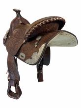 SOLD 2026/07/10 15 Inch Used Crates Arabian Show saddle Medium Tree 2394