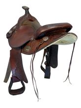 15 Inch Used Crates Arabian Trail Saddle Medium Tree 2391