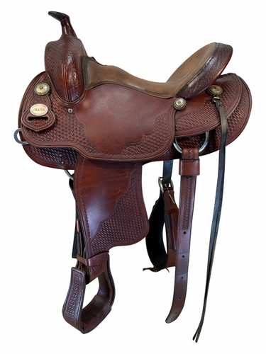 SOLD 2026/02/13 15 Inch Used Crates Gaited Trail Saddle Medium Tree 281