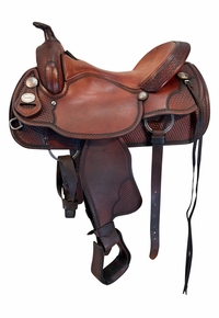 15 Inch Used Crates Trail Saddle 2381