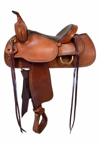 15 Inch Used Crates Trail Saddle 402