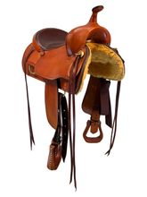 15 Inch Used Crates Trail Saddle 402