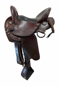 15 Inch Used Crest Ridge Saddlery Endurance Saddle Wide Tree
