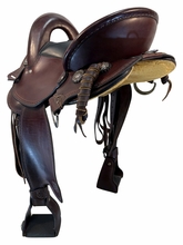 15 Inch Used Crest Ridge Saddlery Endurance Saddle Wide Tree