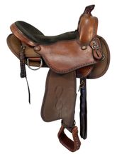 15 Inch Used Crestridge Cordura Trail Saddle Wide Tree 6018