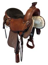 15 Inch Used Crestridge Cordura Trail Saddle Wide Tree 6018
