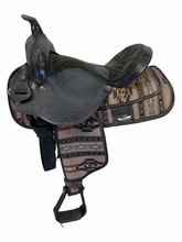 15 Inch Used Custom Cordura Trail Saddle Medium Tree