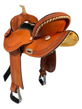 15 Inch Used Dakota Barrel Saddle 307