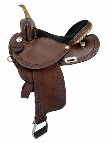 15 Inch Used Dakota Barrel Saddle Medium Tree 343