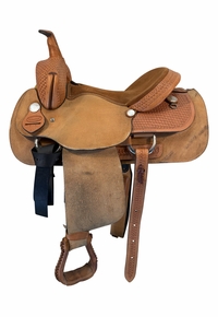 15 Inch Used Dakota Cutting Saddle Wide Tree 101