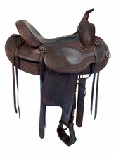 SOLD 2026/04/08 15 Inch Used Dakota Haflinger Trail Saddle X Wide Tree 2214