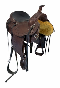 15 Inch Used Dakota Haflinger Trail Saddle X Wide Tree 2214