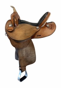 15 Inch Used Dakota Oakleaf Barrel Saddle Wide Tree 300