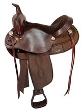 15 Inch Used DC Western Cordura Trail Saddle