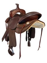 15 Inch Used DC Western Cordura Trail Saddle