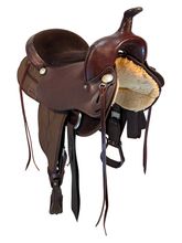 15 Inch Used DC Western Cordura Trail Saddle