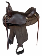 15 Inch Used DC Western Cordura Trail Saddle X Wide Tree